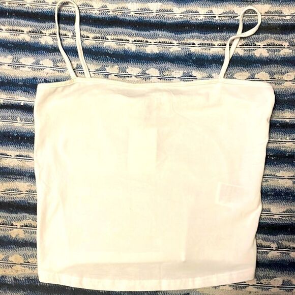 Divided Tops - NWT DIVIDED H&M white tank